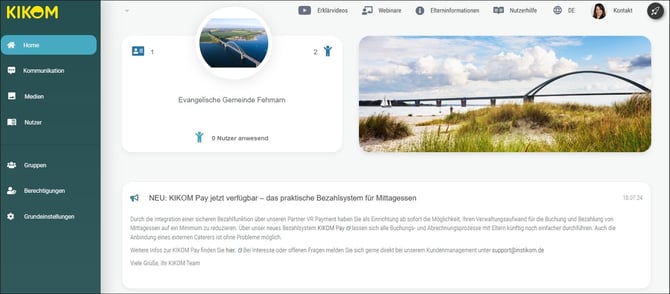 1 Überblick Trägerseite
