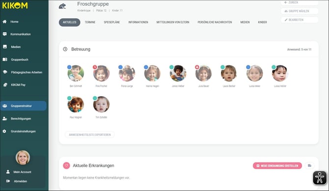 1 Gruppenübersicht