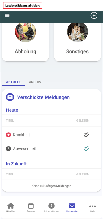 1 Lesebestätigung