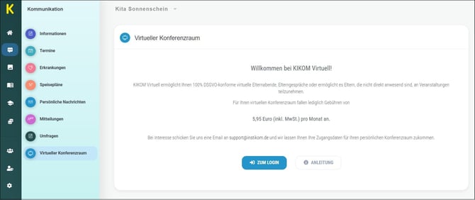 1 virtueller Klassenraum