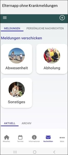 2 Mitteilung ohne Krankheit