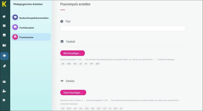 2 Praxisimpulse ausfüllen