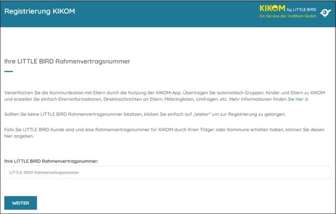 2 Rahmenvertragsnummer