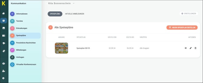 2 Speiseplan