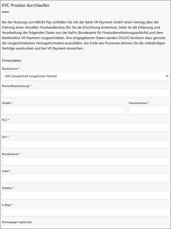 6 KYC Anmeldung